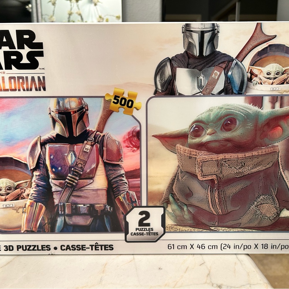 Star Wars the Mandalorian 3D puzzles